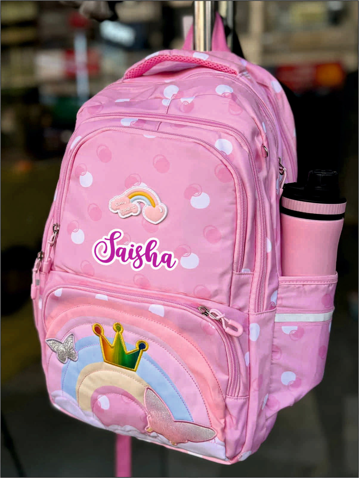 18 inches Personalized School Bag Combo