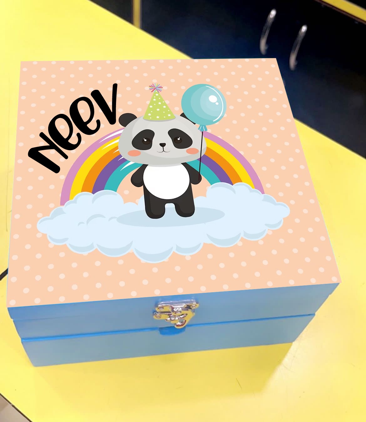 Kids Personalised Wooden Organiser