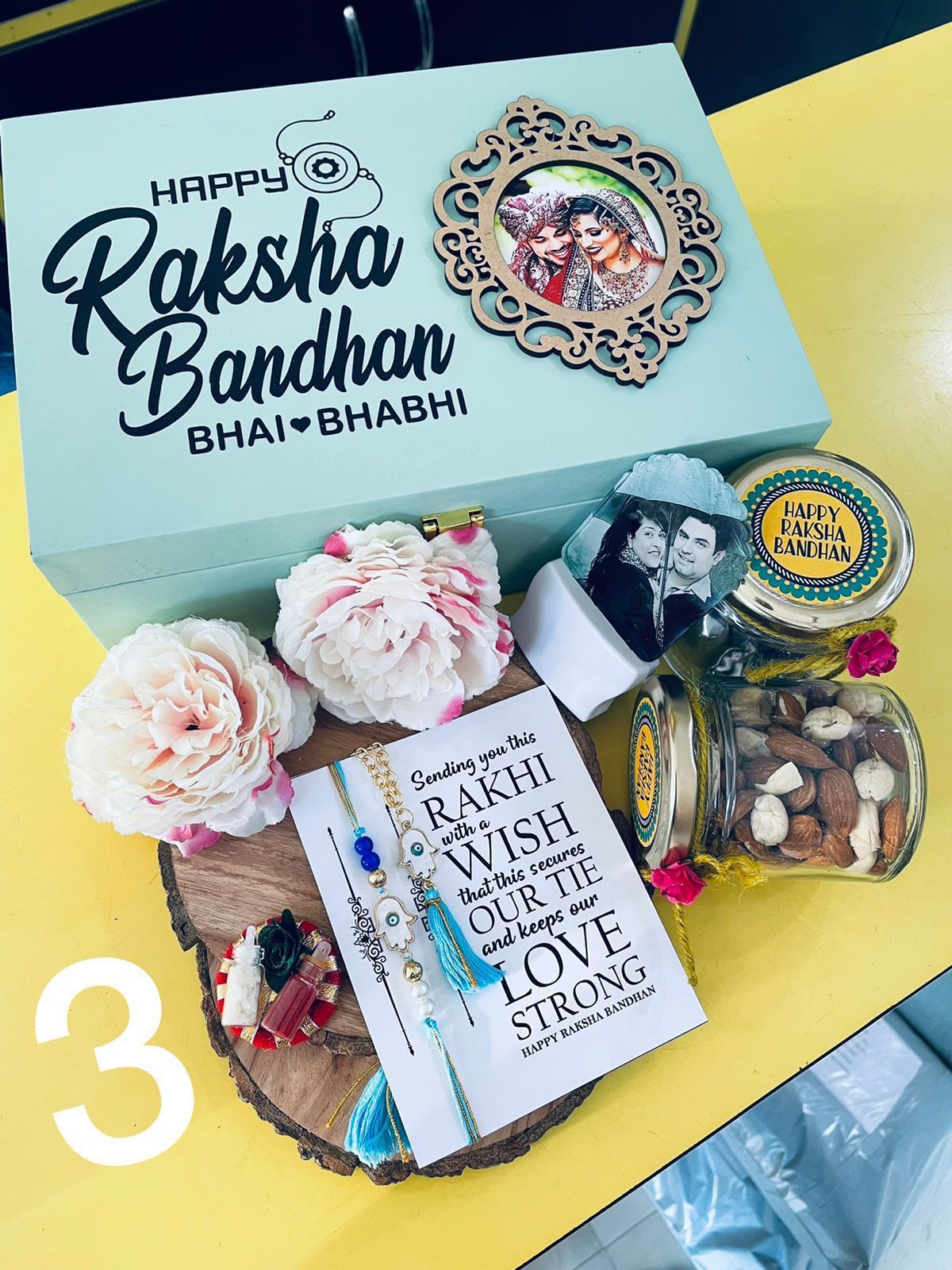 Rakhi Hamper with Velvet Trunk Box