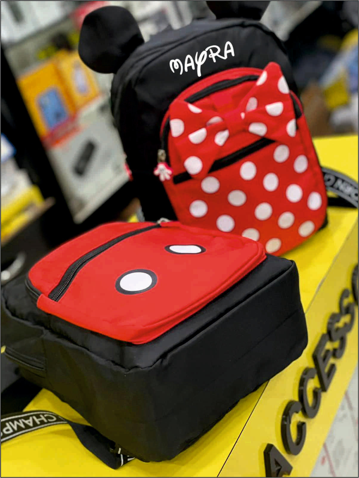 Kindergarten Mickey n Minnie Bag pack