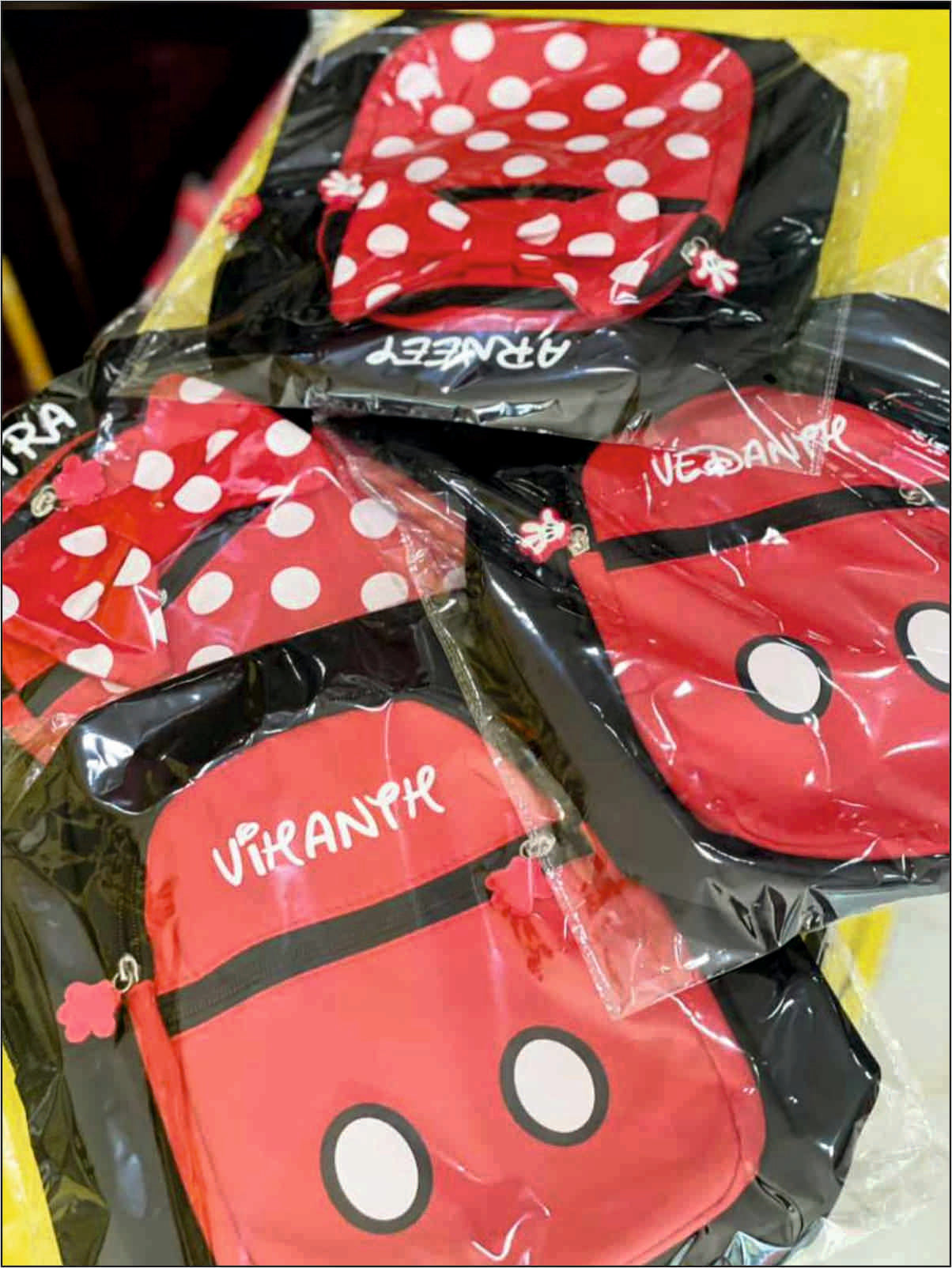 Kindergarten Mickey n Minnie Bag pack