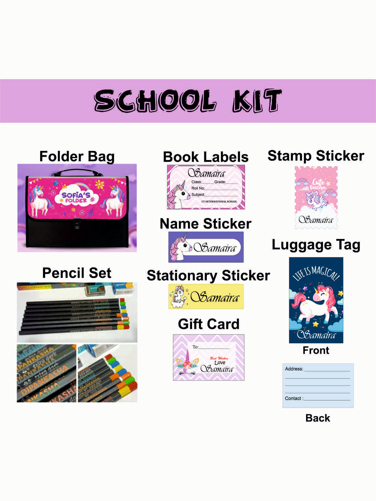 Personalized School Kit