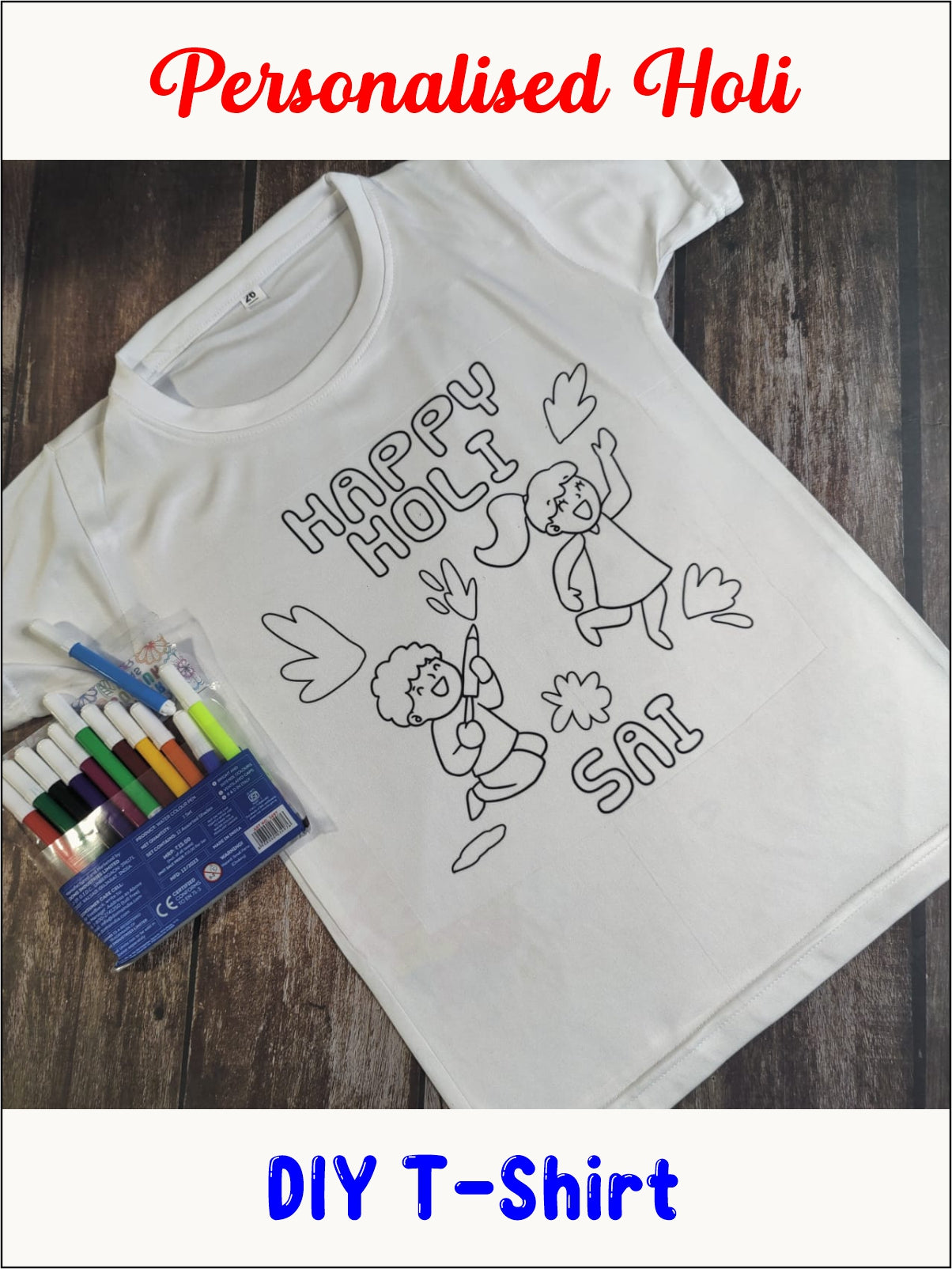 Holi DIY T-shirt