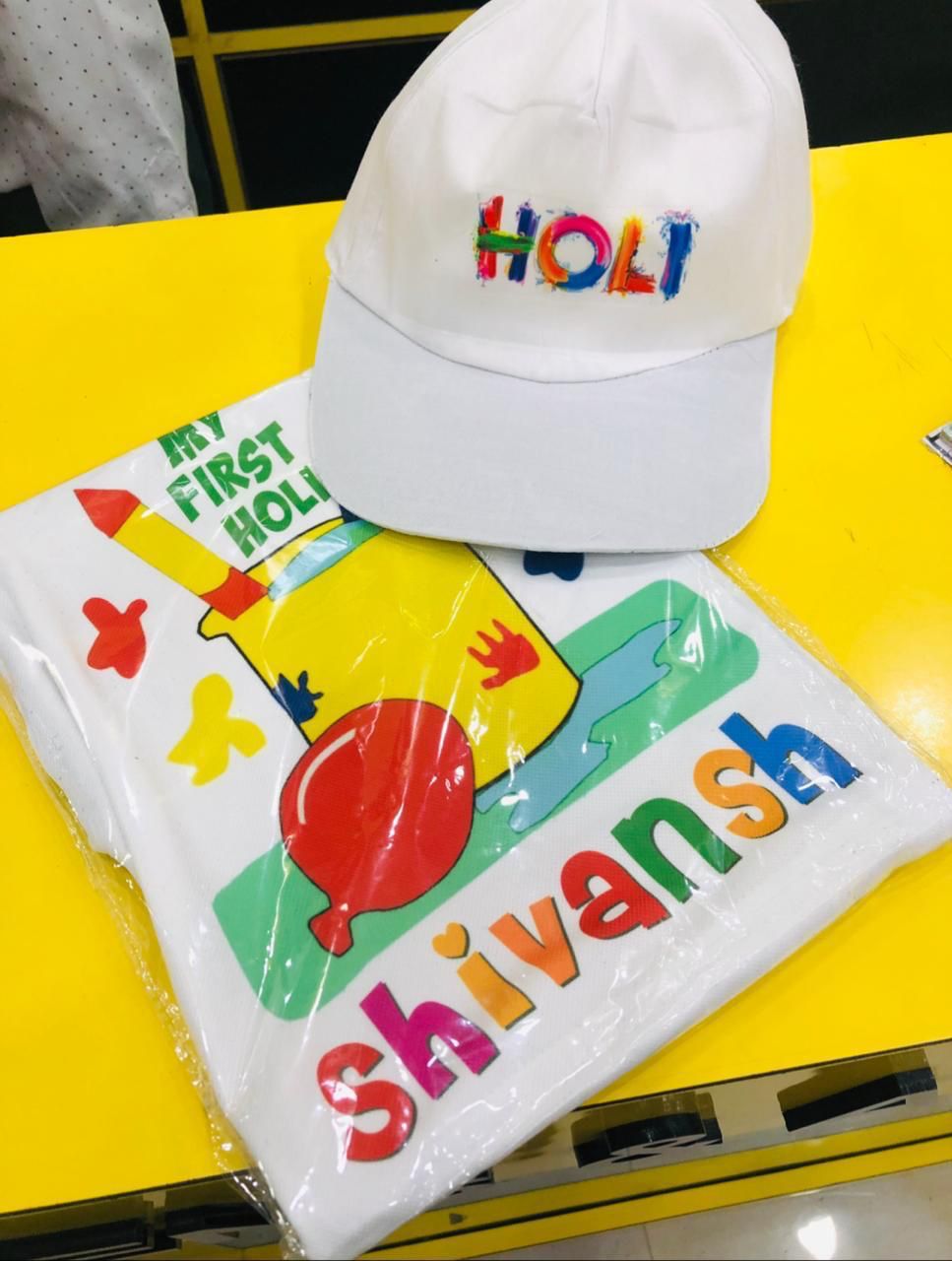 Holi T-shirt - Cap Combo