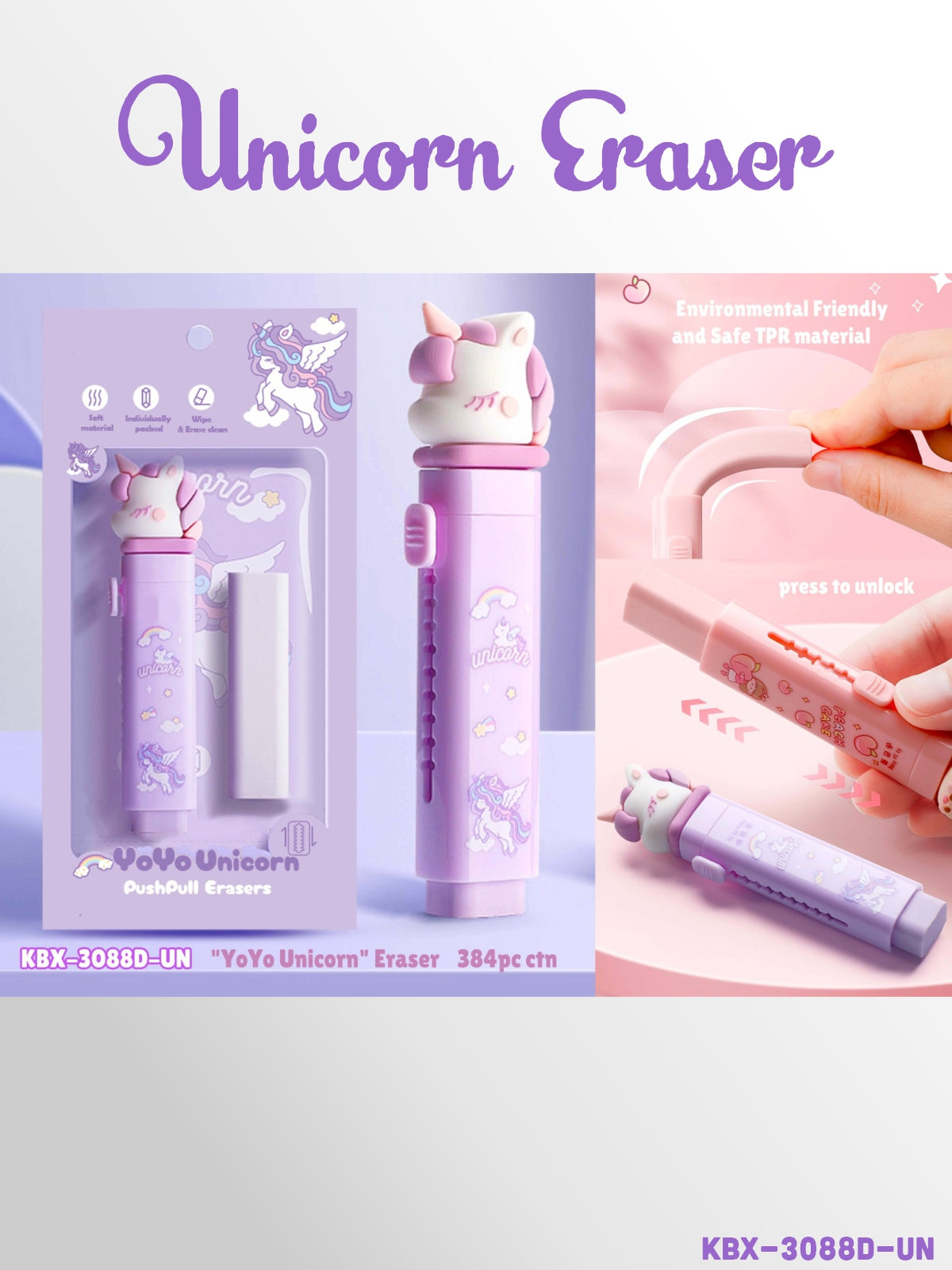 Unicorn Eraser