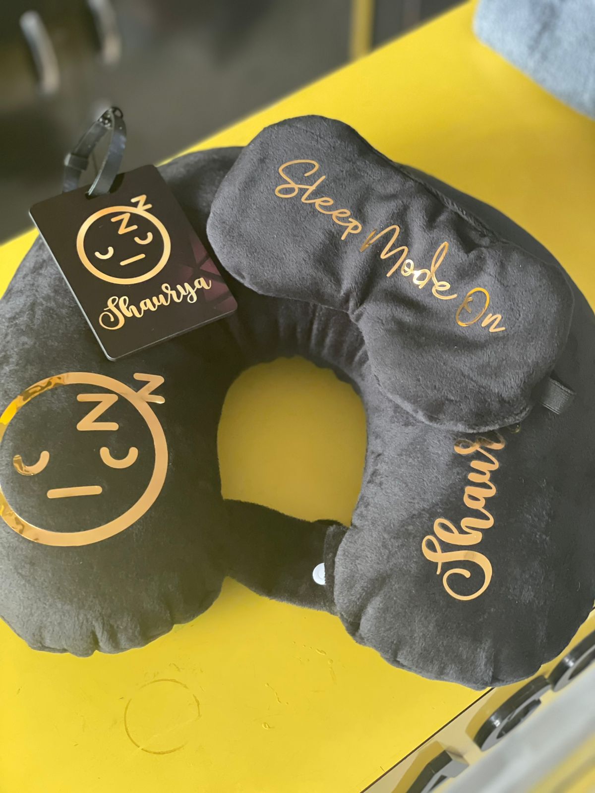 Personalized Neck Pillow Set of 3