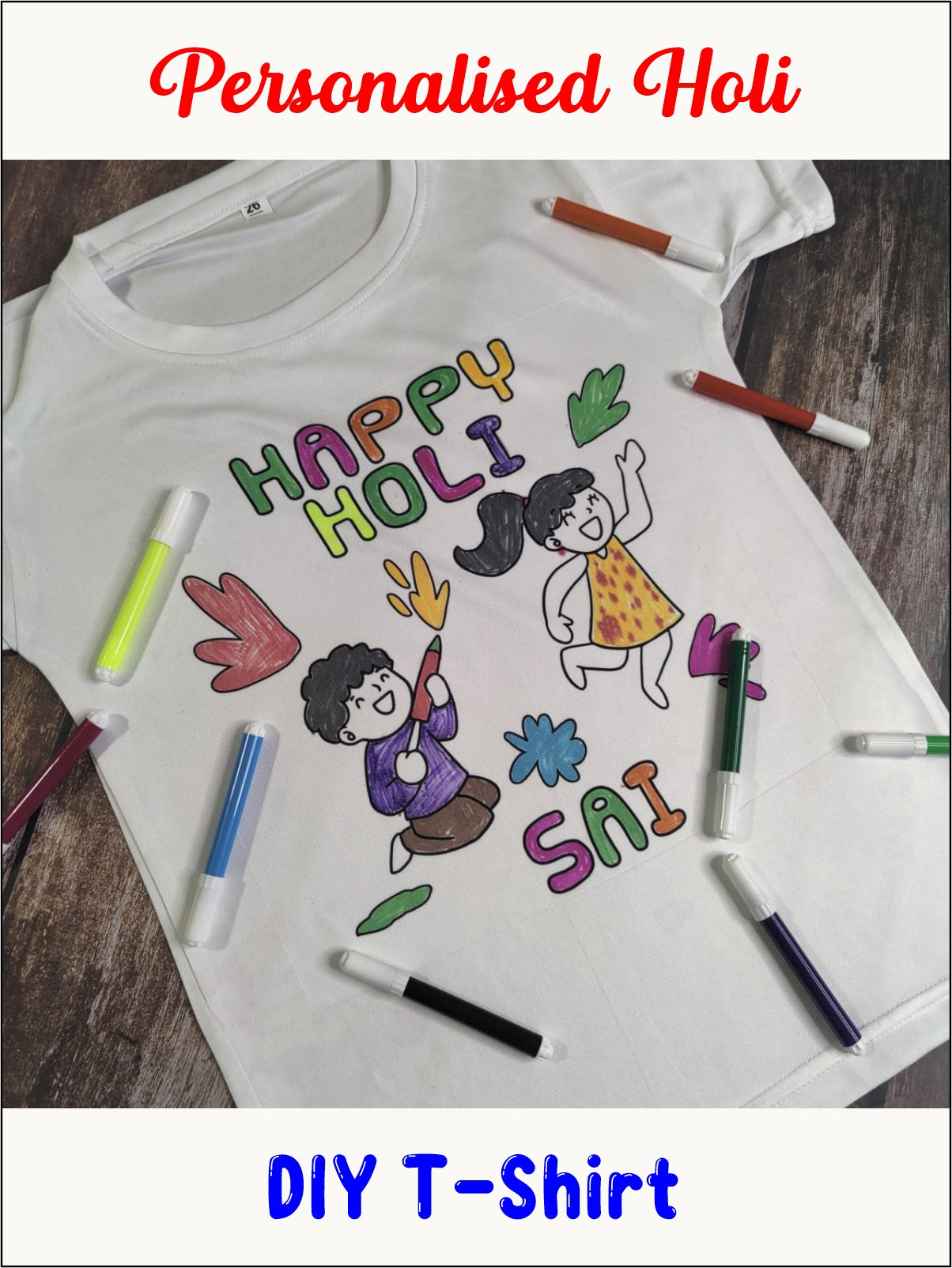 Holi DIY T-shirt