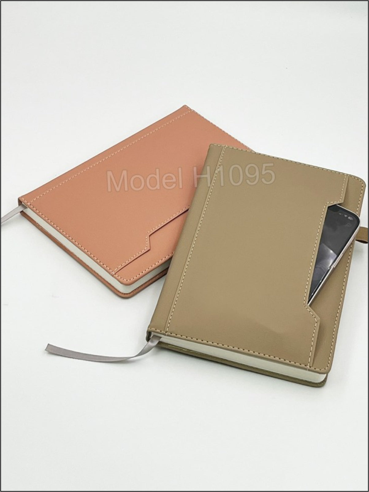 A5 Notebook Diary with Phone Pocket