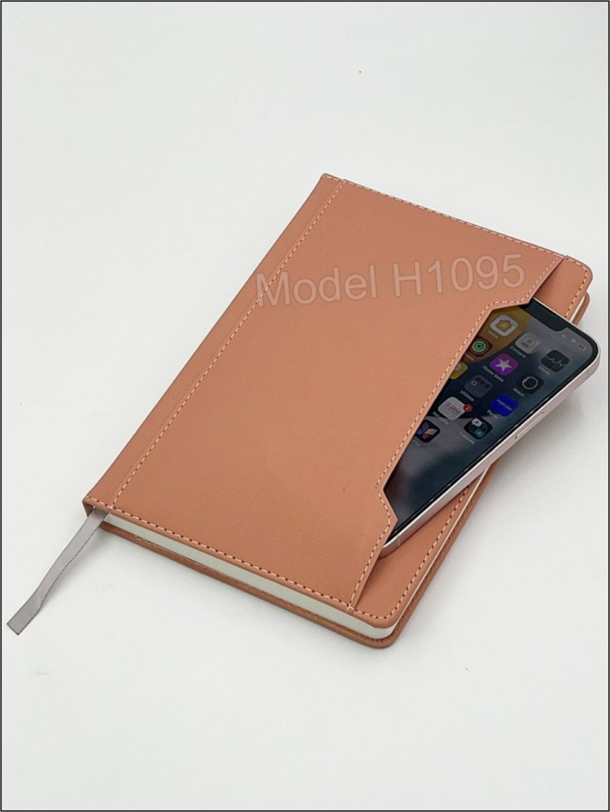 A5 Notebook Diary with Phone Pocket