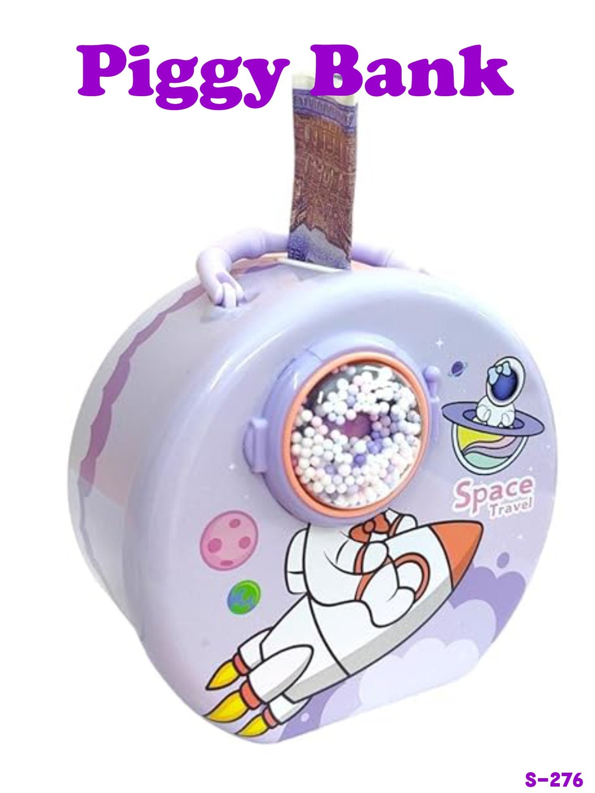 Piggy Bank for Kids - Space Theme