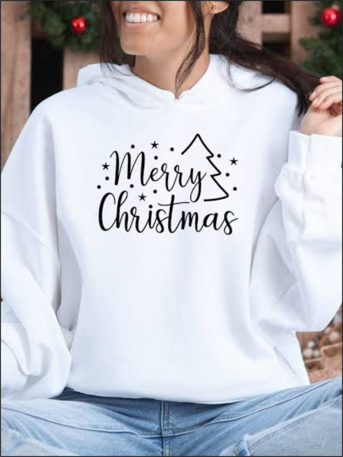 Christmas Themed Customized Hoodie