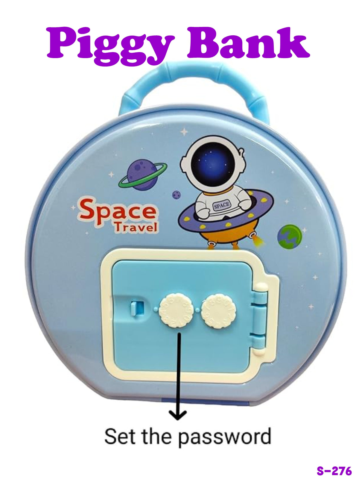 Piggy Bank for Kids - Space Theme