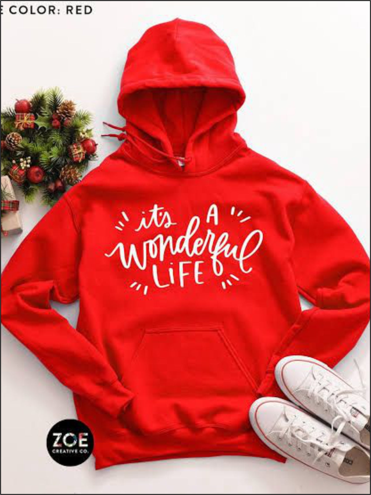 Christmas Themed Customized Hoodie