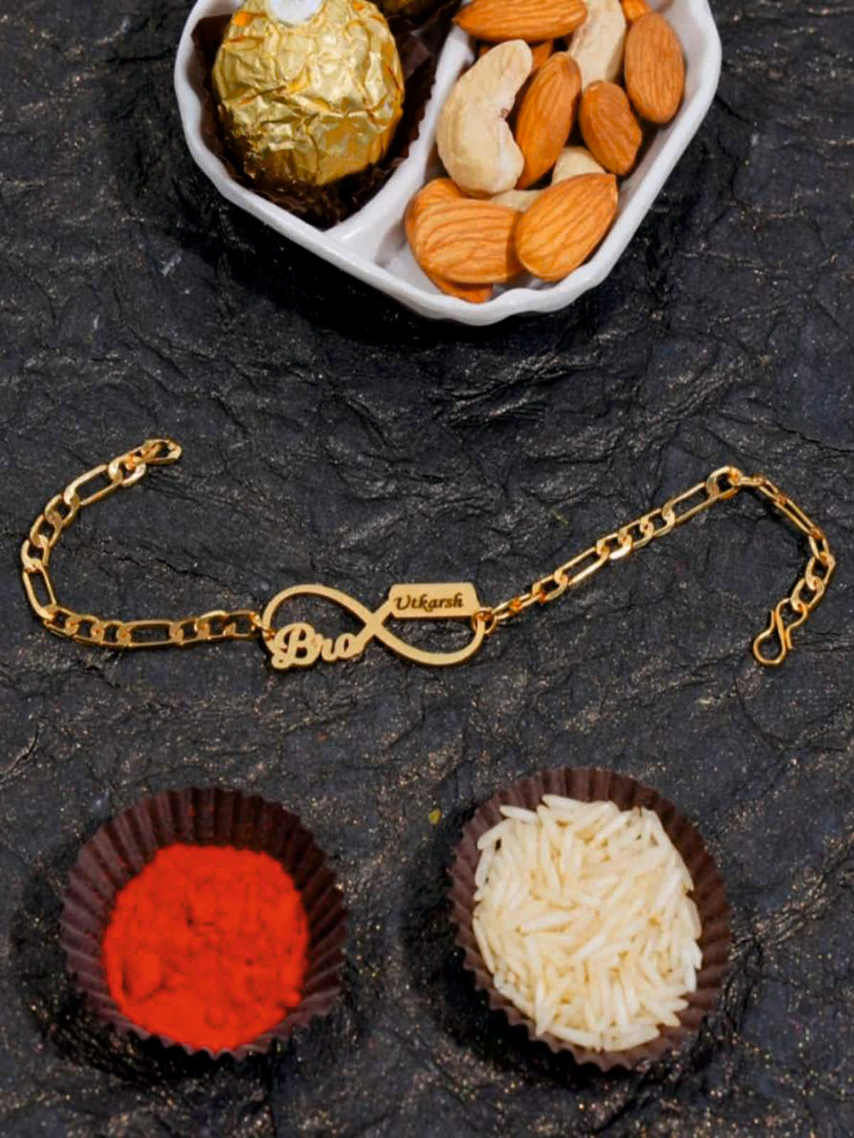 Personalised Name Engrave Rakhi