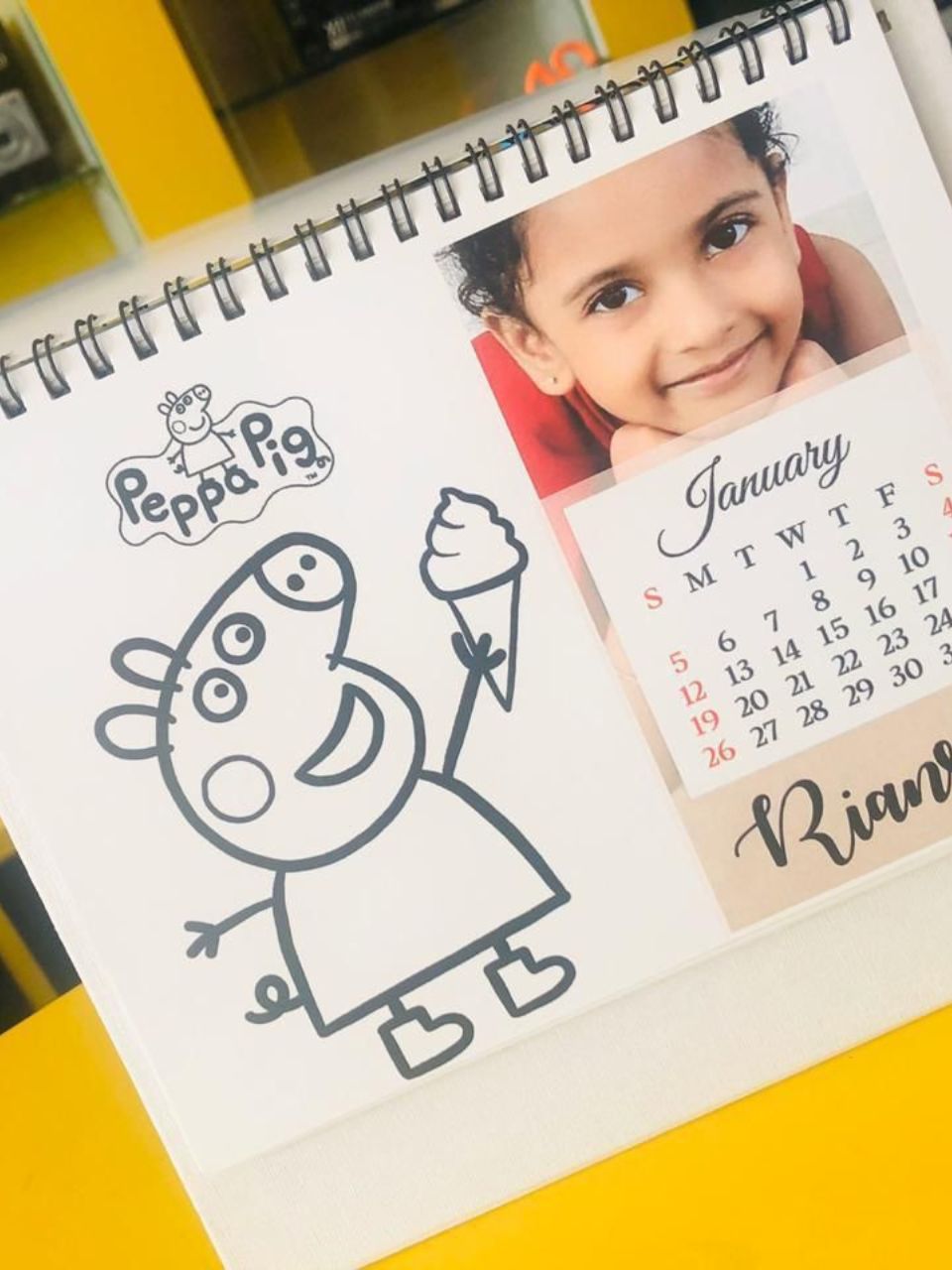 DIY - Color ur own Calender