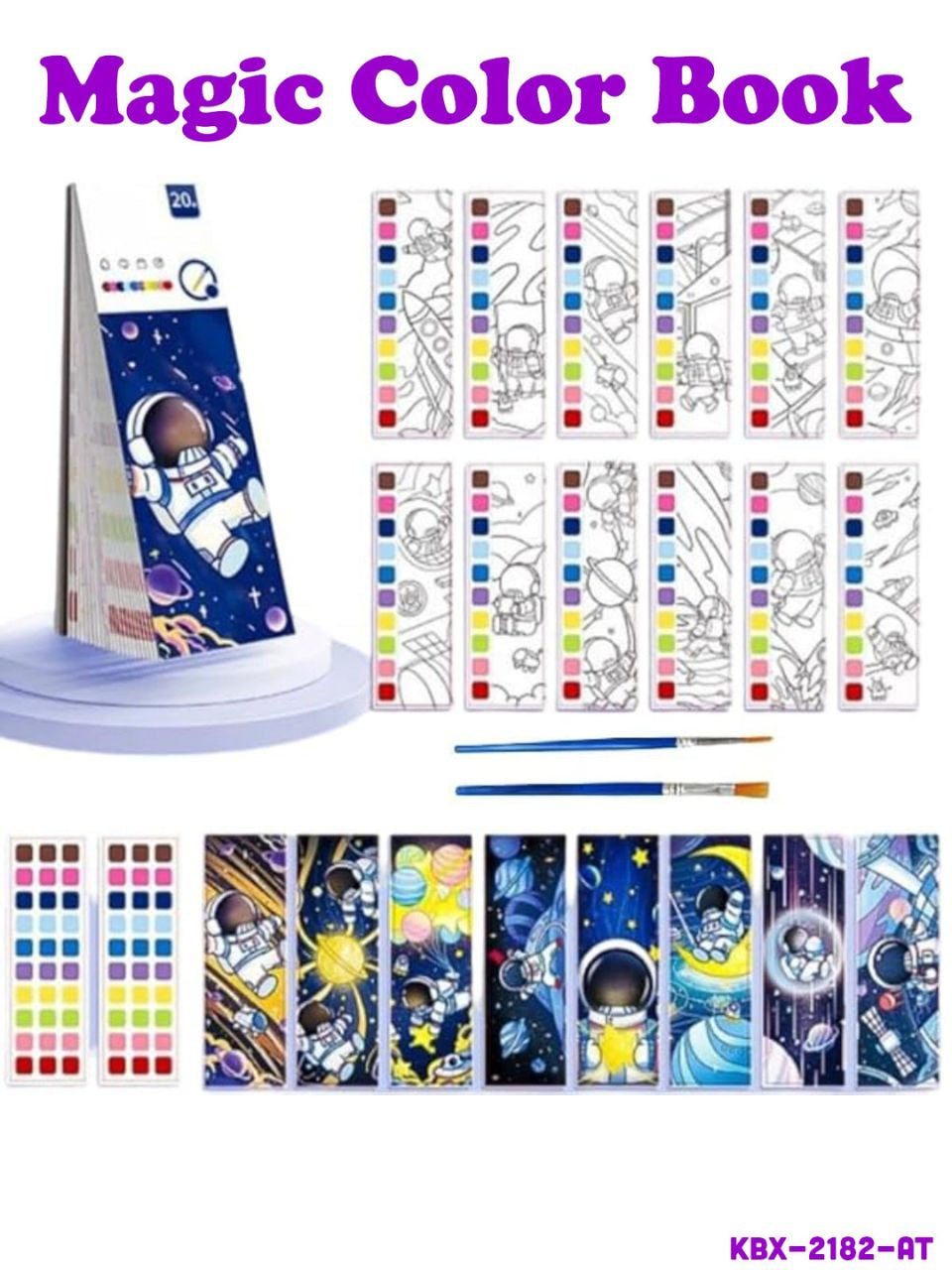 Magic Water Coloring Book