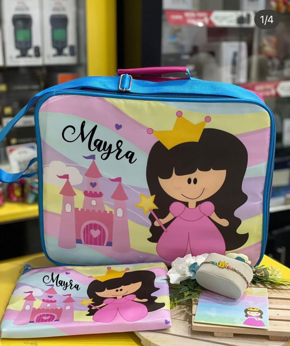 Personalised Overnight Bag with pouch