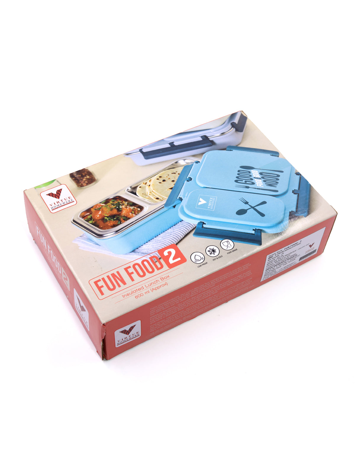 Virtue Fun Food Partition Lunch Box