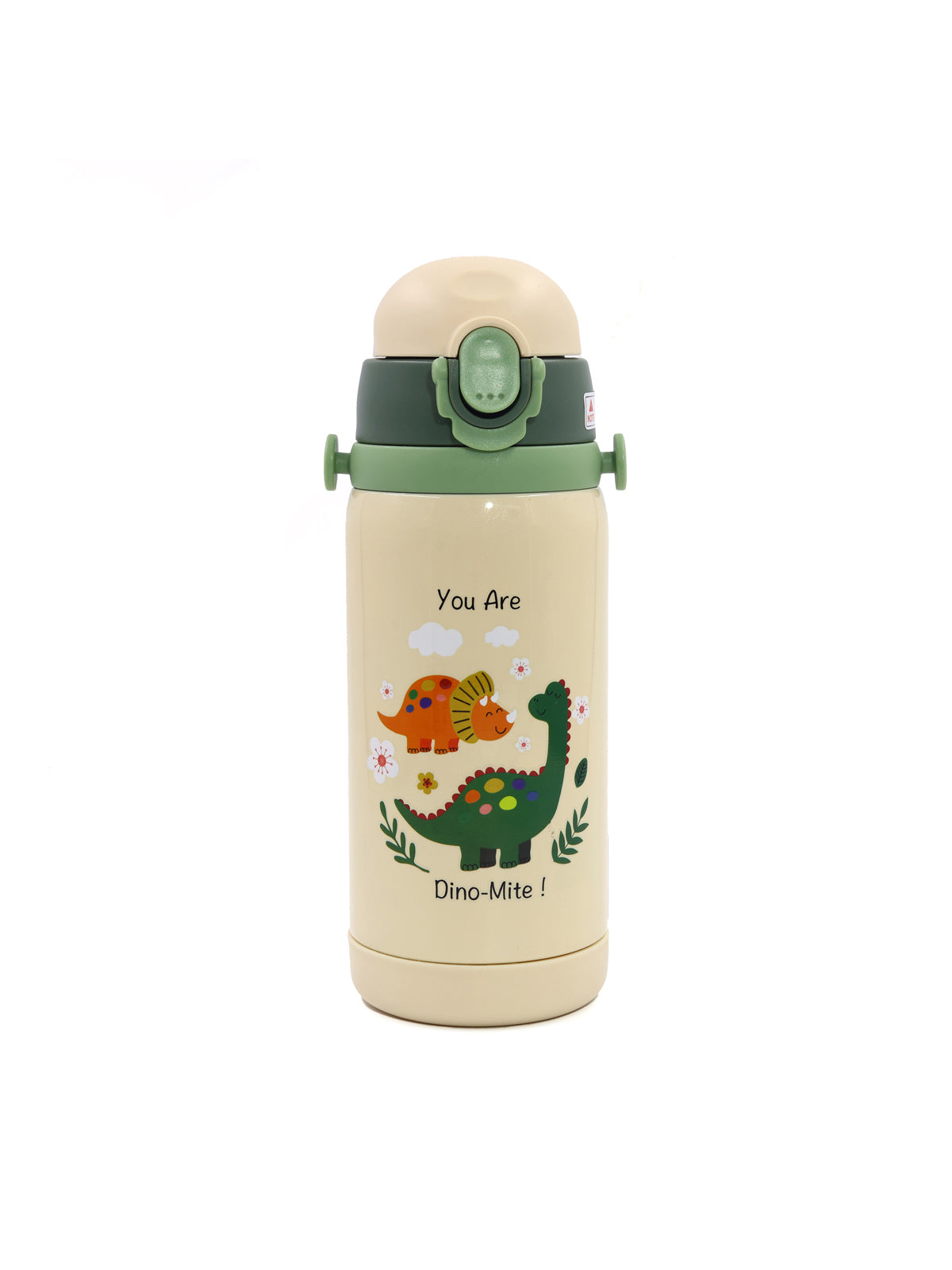 Dudu Dinos 2 Cap in 1 Sipper Bottle | 450ml Leakproof Fun!
