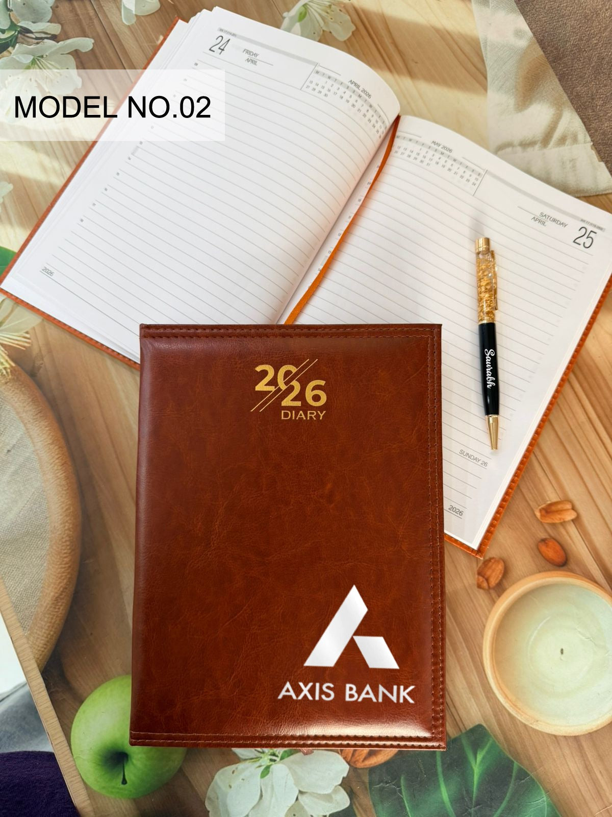 Personalised Desk Diary 2026