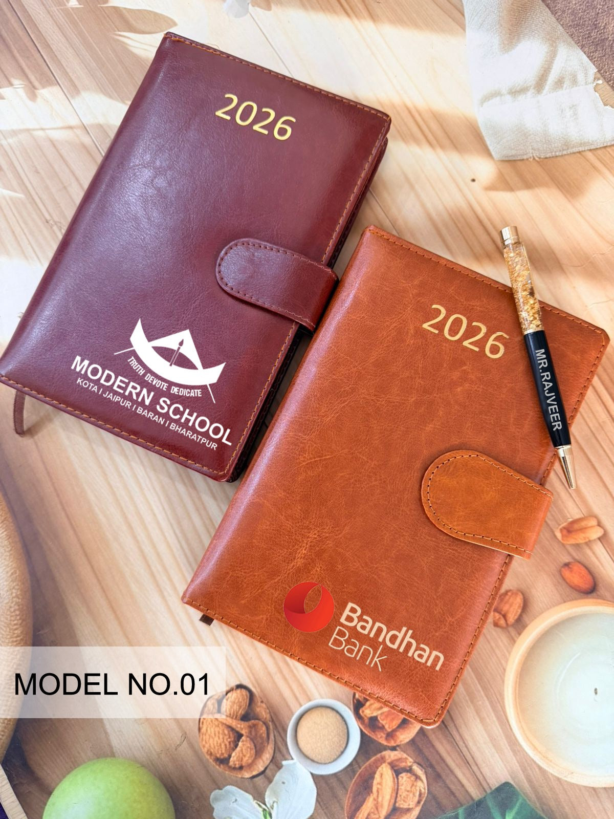 Personalised Desk Diary 2026