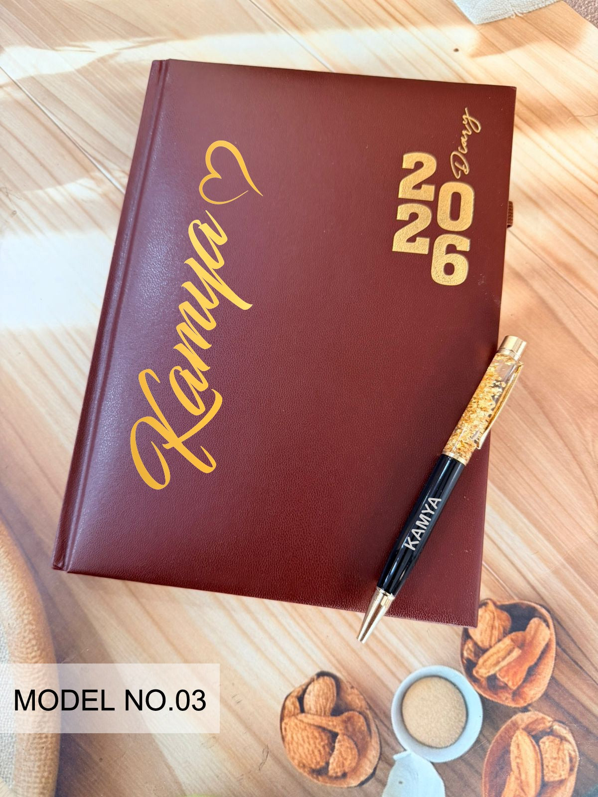 Personalised Desk Diary 2026