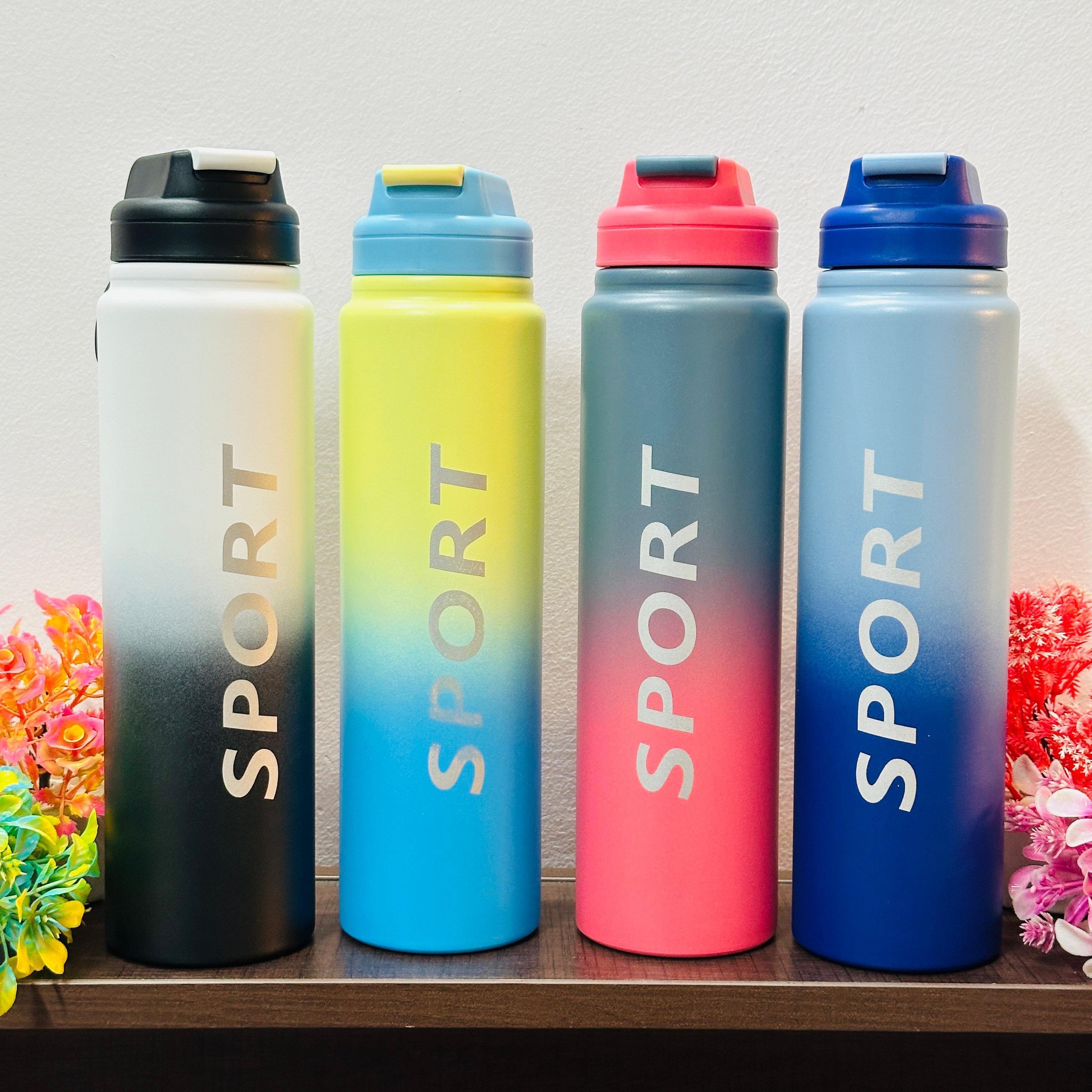 Stainless steel 1 litre sipper bottles