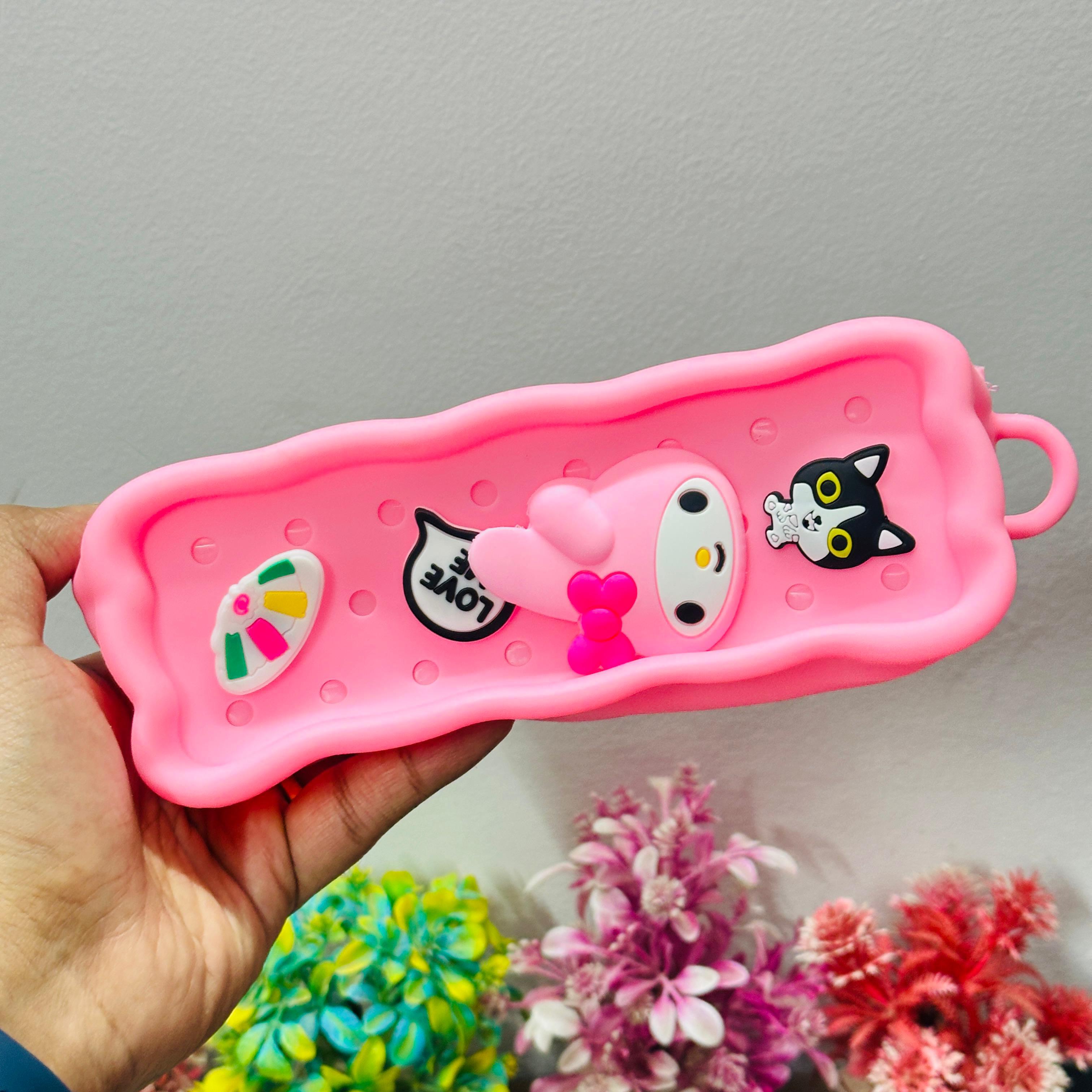 Silicone pencil pouches set of 2pcs