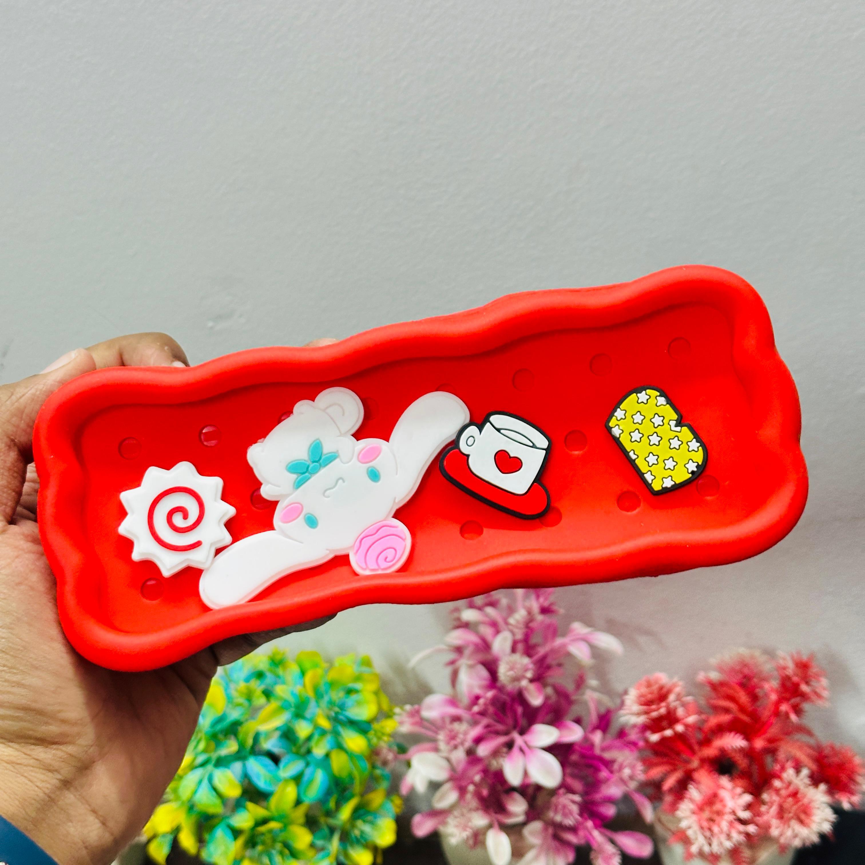 Silicone pencil pouches set of 2pcs