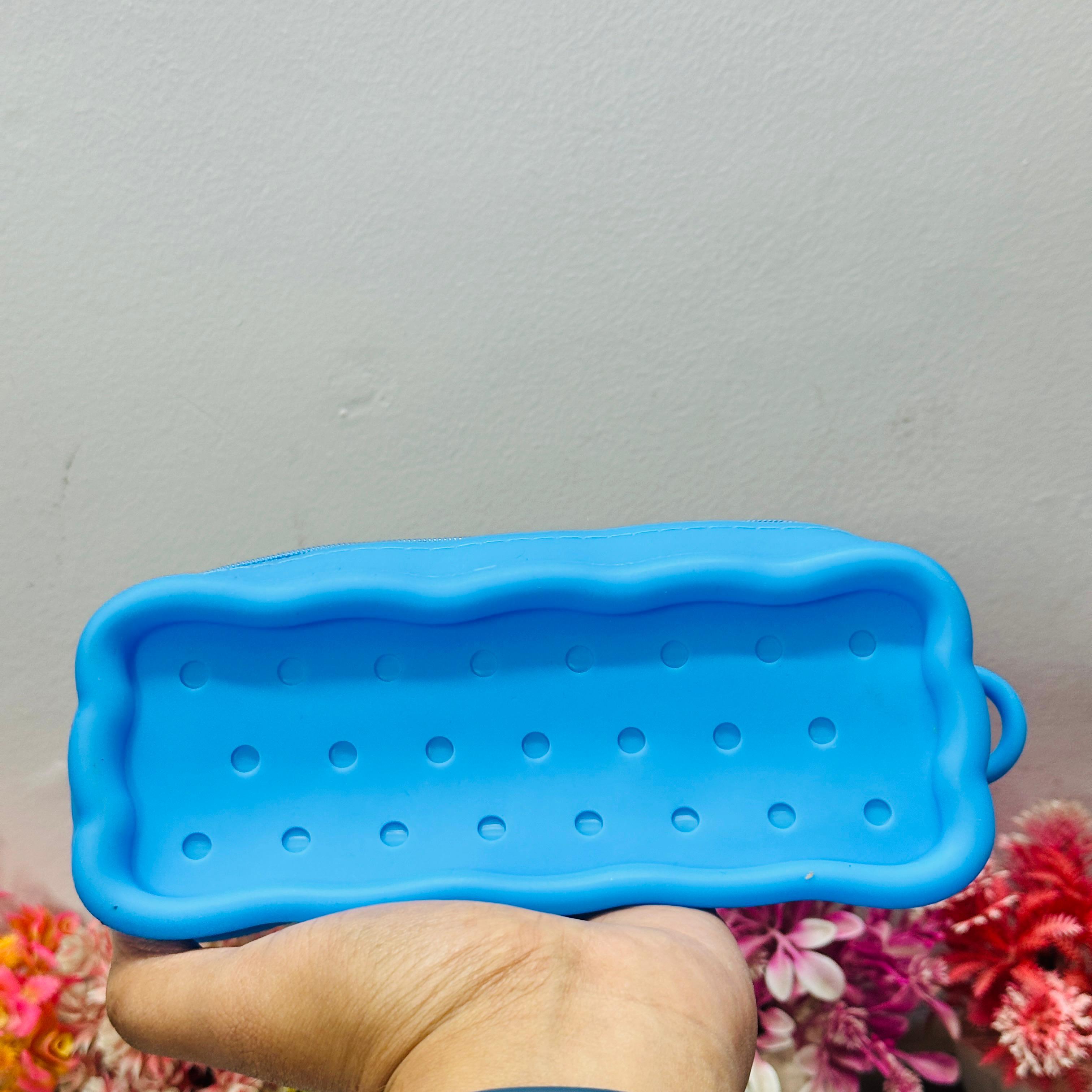 Silicone pencil pouches set of 2pcs