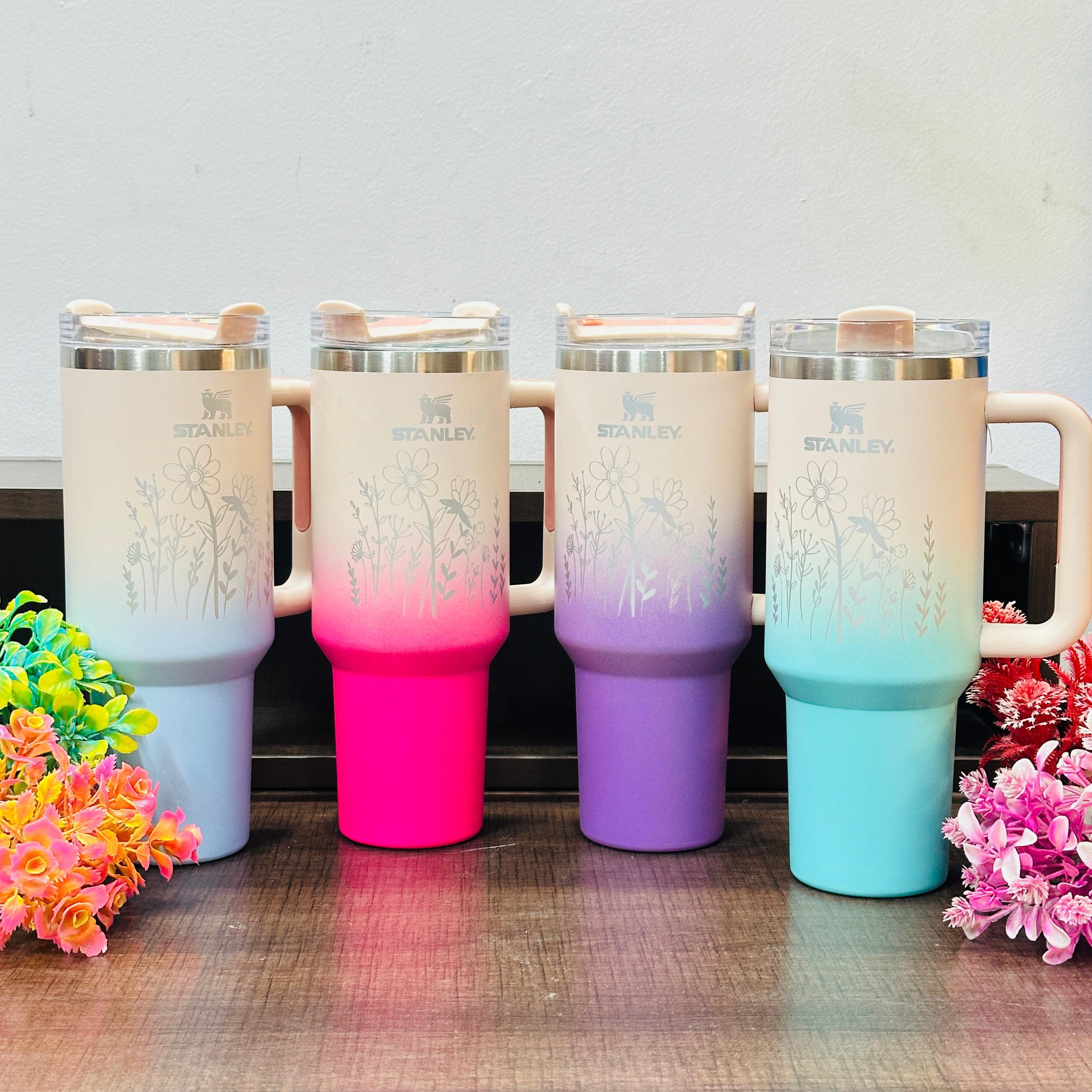 Flower edition Stanley tumblers