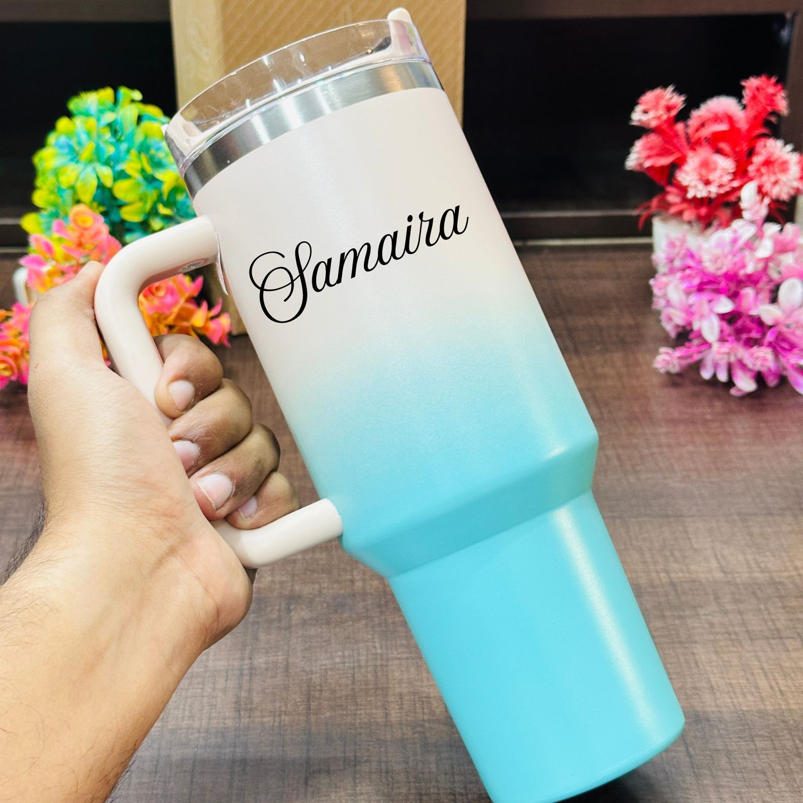 Flower edition Stanley tumblers